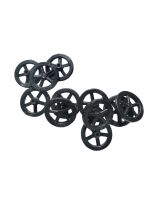 Roues de dragster en plastique