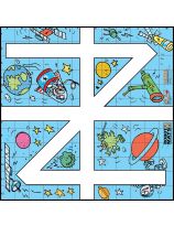 Tapis de robotique créatif et technique (36'' x 36'') - Espace