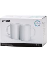 Tasses en céramique vierges de Cricut®, blanches - 425 ml/15 oz (2 pcs)