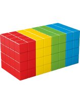 Geomag Magicube™ Bulk Magnetic Construction Classroom Blocks Set - 128 Pieces 