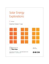 Livre: Solar Energy Explorations, Vernier - Imprimé et numérique