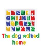 Jumbo See-Thru Uppercase and Lowercase Word Building Set with Storage Tray