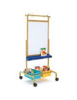 Bamboo Deluxe Chart Stand with Vibrant Tubs