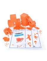 Spectrum Opaque Base Ten Group Kit, 728 pcs, Orange - English