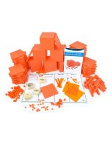 Spectrum Opaque Base Ten Classroom Kit - 1527 pcs, Orange - English