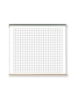 Pull Down Dry-Erase Chart 5 cm Squares