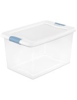 Sterilite® Clear Latching Box - 61 L (64 Quart)