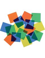 Tuiles de couleur de 1,9 cm, translucides