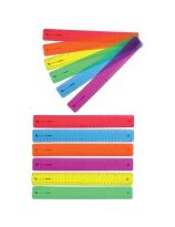 Clear-View Flexible Rulers - 12" (30 cm) - Set of 12
