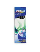Prang&reg; Gallery&reg; Paper Wrapped Charcoal Pencil - Soft - Pack of 12