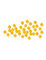 Spectrum Opaque Base Ten Non-Linking Unit Cubes, Yellow - Pack of 1000