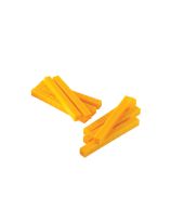 Spectrum Opaque Base Ten Blocks, 10's Rods - Yellow, Pack of 10