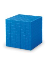 Spectrum Opaque Base Ten Decimetre Cube - Blue