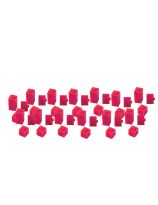Spectrum Opaque Base Ten Linking Unit cubes, Red - Pack of 1000