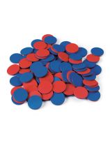 Two-Coloured Counters (Red & Blue), Package of 200