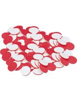 Two-Coloured Counters (White & Red), 100 pcs
