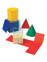 Folding Geometric Solids -   16 pieces, 8cm