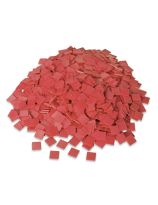 Tuiles de millièmes opaques de base dix Spectrum - Rouge - Sac de 100