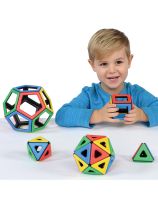 Magnetic Polydron Platonic Solids Set