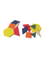 Blocs-formes (0,5 cm) en mousse, dans un sac - 250 pièces