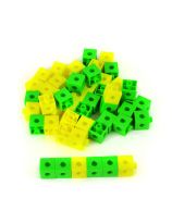 Cubes Hex-a-Link™ de 2 cm en 2 couleurs - Ensemble de départ de 50