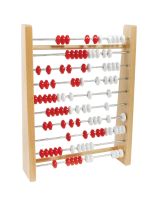 Boulier NumberFrameMate, jusqu’à 100, cadre en bois