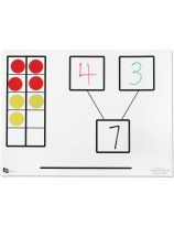 Ten-Frame/Part-Whole Dry-Erase 2-Sided Mat