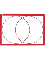 2 Circle Venn Diagram Clear Mat
