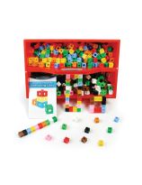 Cubes emboîtables Multilink® de 2 cm (10 couleurs) et guide anglais - Ensemble de 1000