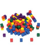 Coloured Wooden Cubes Kit