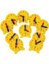 Ensemble d’horloges jaunes à engrenages