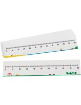 Write-On/Wipe-Off Desktop 0-100 / 0-120 Number Lines - Set of 10