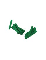 Spectrum Opaque Base Ten Blocks, 10's Rods - Green, Pack of 10