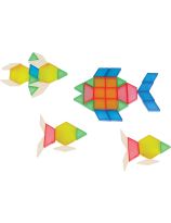 See-Thru Pattern Blocks - Set of 49