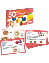 Junior Learning&reg; 50 Fraction Activities Card Set