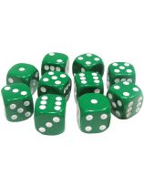 Spectrum Standard 1.6 cm Dice - Set of 36 - Green