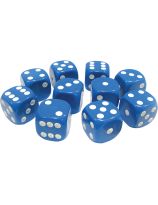 Spectrum Standard 1.6 cm Dice - Set of 36 - Blue