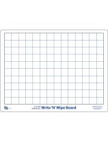 Write ‘N’ Wipe 2 cm Grid Boards - Set of 10