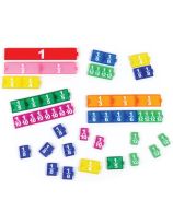 Transparent Connecting Mini Fraction Tiles