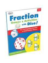 Didax&reg; Fraction Games & Activities with Dice