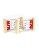 Mini Ten-Bar Connecting Rekenrek Compact Model - 2 Five-Bars, Up to 100