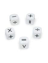 Math Symbol Dice - Set of 5