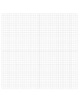 Large tableau magnétique, effaçable à sec (3,5’ x 3,5’) - Carrés de 1’’, axe XY