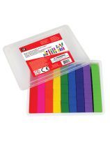 Blank Interlocking Fraction Cubes Set - 306 Pieces