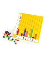 1 cm Cube Graph Board with 100 Non-Linking Cubes Kit