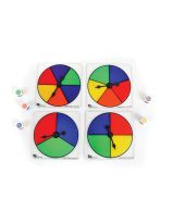 Coloured Spinners with Dice Set