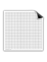 Dry-Erase Graph Magnet - 24 x 24 Grid, 0.75" Squares