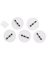 Transparent Spinners - Set of 5