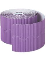 Pacon&reg; Bordette&reg; Roll - Violet - (2-1/4" x 50 ft. / 5.7 cm x 15 m)