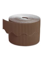 Pacon&reg; Bordette&reg; Roll - Brown -  (2-1/4" x 50 ft. / 5.7 cm x 15 m)